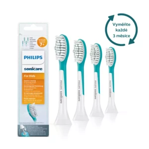 Philips Sonicare kompaktowe główki wymienne dladzieci od 7 lat HX6044/33, 4 szt.