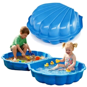PIASKOWNICA basen 2w1 duża plastikowa muszla XL zamykana 2 el. Paradiso