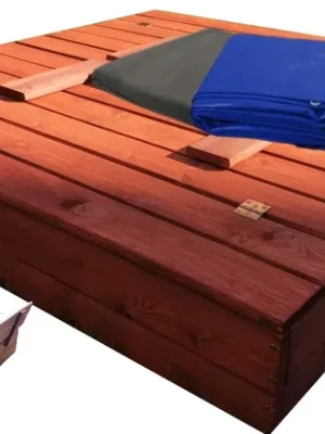 PIASKOWNICA DREWNIANA ZAMYKANA IMPREGNOWANA CIŚNIENIOWO