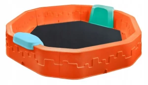 ﻿PIASKOWNICA PLASTIKOWA DOMELO Modułowa Standard 150x150x25 Pomarańczowa