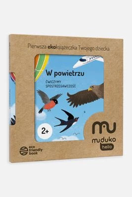 "Pierwsza ekoksiążeczka Twojego dziecka. Ćwiczymy spostrzegawczość: W powietrzu" książka obrazkowa MUDUKO