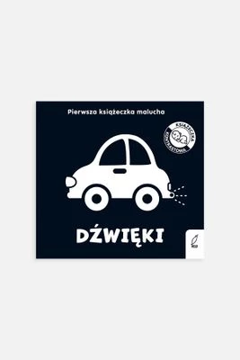 "Pierwsza książeczka malucha. Dźwięki" książka obrazkowa kontrastowa WILGA