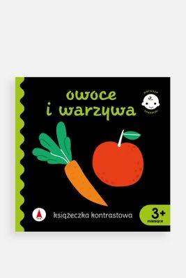 "Pierwsze książeczki. Książeczka kontrastowa: Owoce i warzywa" książka obrazkowa SKRZAT