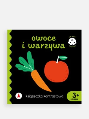 "Pierwsze książeczki. Książeczka kontrastowa: Owoce i warzywa" książka obrazkowa SKRZAT "Pierwsze książeczki. Książeczka kontrastowa: Owoce i warzywa" książka obrazkowa SKRZAT