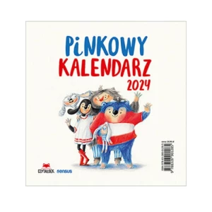 Pinkowy kalendarz 2024 Sensus