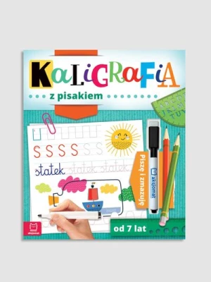 "Piszę i zmazuję. Kaligrafia z pisakiem" książka z zadaniami AKSJOMAT