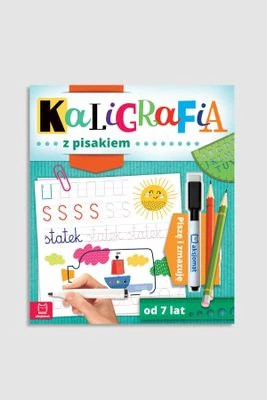 "Piszę i zmazuję. Kaligrafia z pisakiem" książka z zadaniami AKSJOMAT