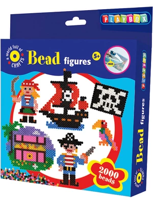 Playbox 2000-częściowy zestaw koralików do prasowanek - 5+ rozmiar: onesize