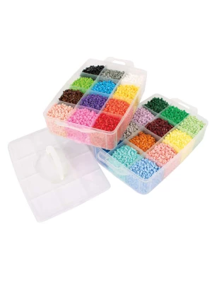 Playbox 24000-częściowy zestaw koralików do prasowanek - 5+ rozmiar: onesize