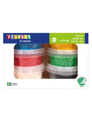 Playbox 6.000-częściowy zestaw koralików do prasowanek - 5+ rozmiar: onesize