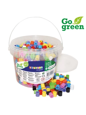 Playbox 900-częściowy zestaw dużych koralików do prasowanek - 3+ rozmiar: onesize