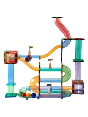 Playbox 91-częściowy zestaw magnetyczny "Ball Track" - 3+ rozmiar: onesize
