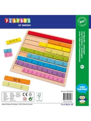 Playbox Klocki edukacyjne w różnych kolorach - 5+ rozmiar: onesize