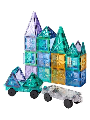 Playbox Klocki magnetyczne (110 szt.) "Prism Glitter" - 3+ rozmiar: onesize