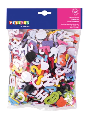 Playbox Naklejki filcowe (500 szt.) rozmiar: onesize