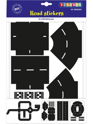 Playbox Naklejki w kolorze czarnym rozmiar: onesize