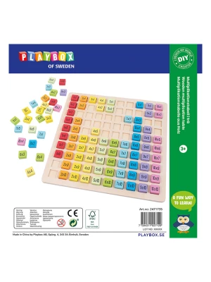 Playbox Tabliczka mnożenia - 3+ rozmiar: onesize