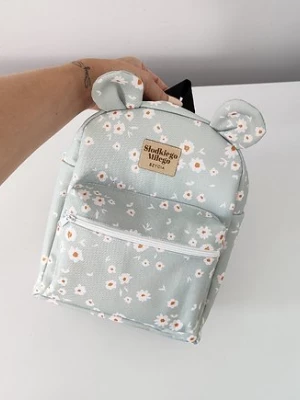 Plecaczek Misio Little Boho Flowers - plecak miś dla przedszkolaka Słodkiego Miłego Szycia