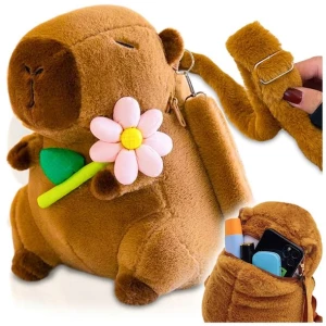 PLECAK PLUSZOWY KAPIBARA PLECACZEK CAPYBARA DO PRZEDSZKOLA SZKOŁY MASKOTKA