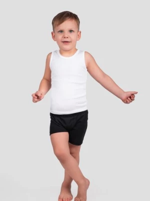  Podkoszulek chłopięcy na ramiączkach pod Albę 100% bawełna – biały 146