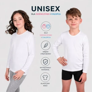 Podkoszulka komunijna ramki pod Albę biała 100% bawełna 140