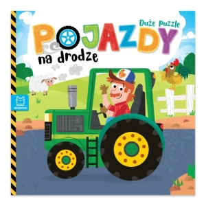 Pojazdy na drodze. Duże puzzle Aksjomat