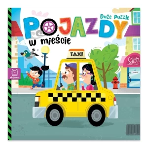 Pojazdy w mieście. Duże puzzle Aksjomat