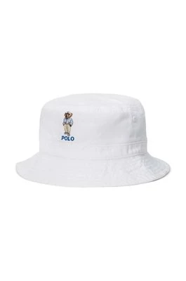 Polo Ralph Lauren kapelusz bawełniany dziecięcy kolor biały bawełniany 322945504001