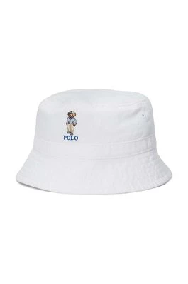 Polo Ralph Lauren kapelusz bawełniany dziecięcy kolor niebieski bawełniany 320945504001