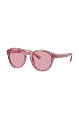 Polo Ralph Lauren okulary przeciwsłoneczne dziecięce kolor różowy 0PP9505U