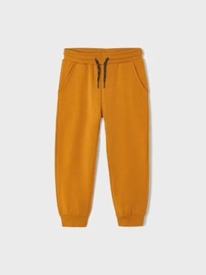 Pomarańczowe spodnie dresowe chłopięce Mayoral