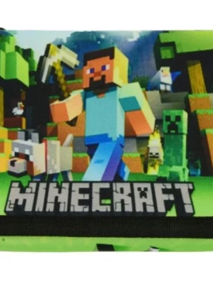 portfel MINECRAFT portfelik rozkładany wzór M1