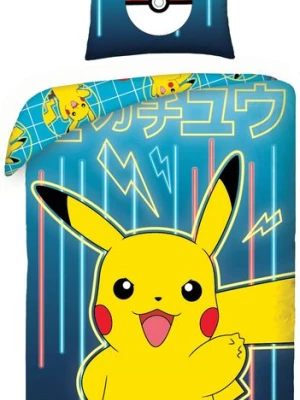 POŚCIEL DZIECIĘCA 160x200 BAWEŁNA POKEMON PIKACHU POKEMONY POŚCIEL DZIECIĘCA 160x200 BAWEŁNA POKEMON PIKACHU POKEMONY