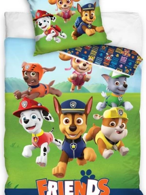 ﻿POŚCIEL DZIECIĘCA DO ŁÓŻECZKA 100% BAWEŁNA 100x135 PSY PIESKI PSI PATROL