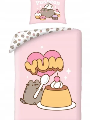 Pościel dziecięca Pusheen 140 x 200 cm Halantex 100% bawełna kot kotek