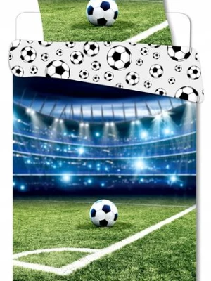﻿POŚCIEL PIŁKARSKA 140x200 FUTBOL BRAMKA BOISKO PIŁKA NOŻNA