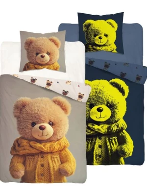 Pościel Świecąca w ciemności 160x200 Miś Dobranoc