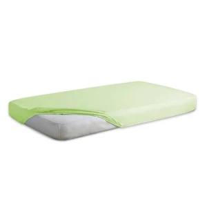 Prześcieradło dziecięce nieprzepuszczalne frote zielony, 60 x 120 cm BabyMatex