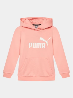 Puma Bluza Ess Logo 587031 Pomarańczowy Regular Fit