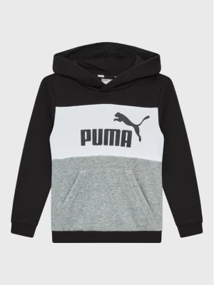Puma Bluza Essentials+ Colourblock 849081 Czarny Regular Fit