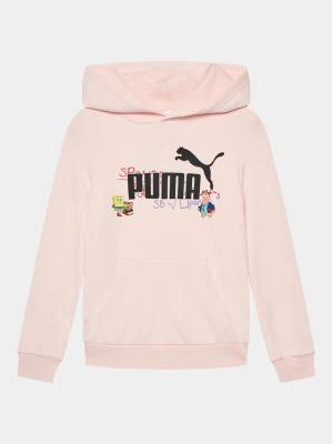 Puma Bluza Puma X Spongebob 622213 Różowy Regular Fit