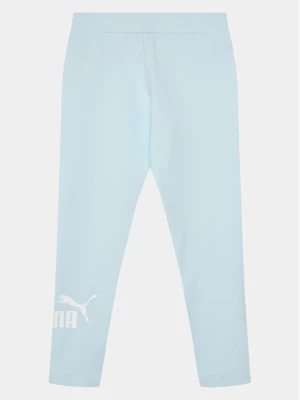 Puma Legginsy Ess Logo 587035 Błękitny Tight Fit