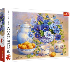 Puzzle 1000 el. Niebieski bukiet