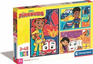 Puzzle Clementoni Disney Firebuds 3 x 48 el. 25283