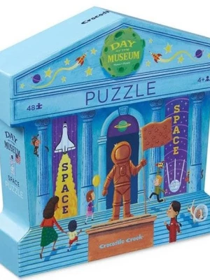 Puzzle Crocodile Creek Dzień w muzeum Kosmos 48 el.