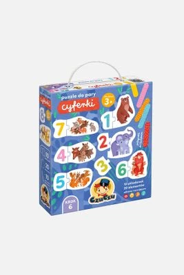 Puzzle do pary CzuCzu Cyferki BRIGHT JUNIOR MEDIA
