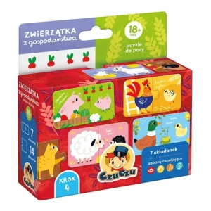 Puzzle do pary. Zwierzątka z gospodarstwa 18m+ CzuCzu Czuczu