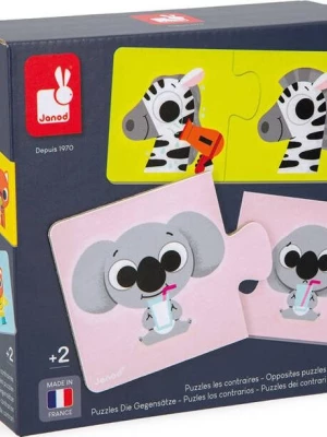 Puzzle Janod Przeciwieństwa 24 el.