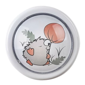 Rabalux 76072 lampka nocna dziecięca Hedgy - jeż ibalonik, 0,3W, 5lm, 6000K, śred. 10 cm