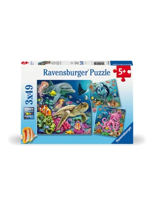 Ravensburger 49-częściowe puzzle (3 szt.) "Enchanting underwater world" - 5+ rozmiar: onesize